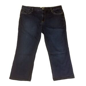PARASUCO 2016 CROPPED DARK WASH JEANS/ Size16